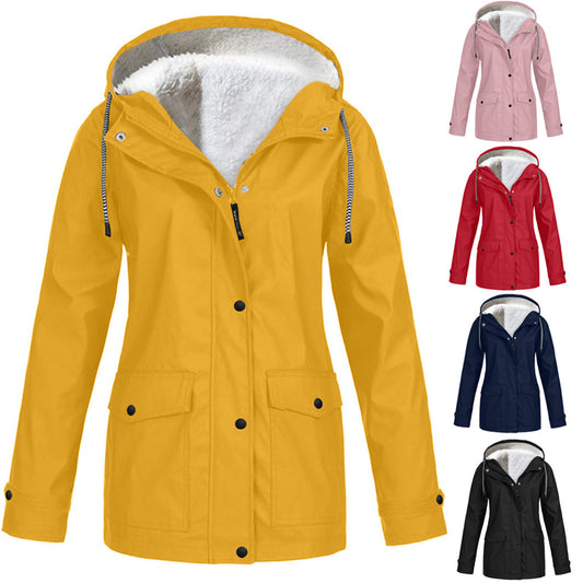 Fleece Jacket Outdoor Mountaineering Hooded Jacket