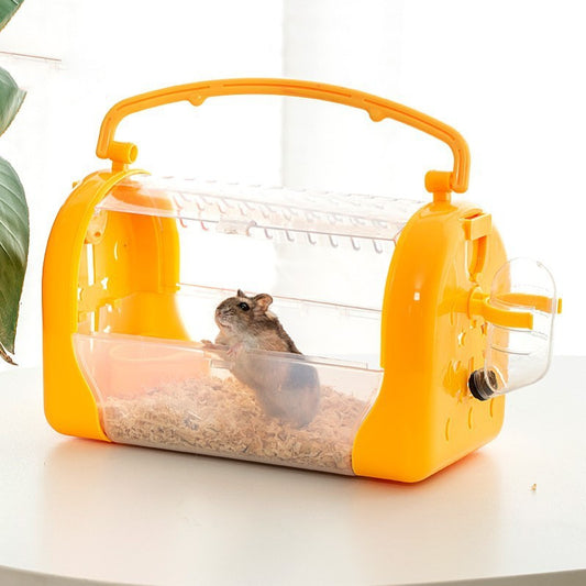 Portable Cage To Go Out Transparent Bag Hamster Out To Carry Cage