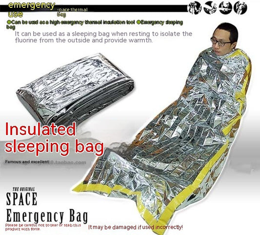 Outdoor Emergency Sleeping Bag Radiation-proof Thermal Insulation