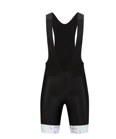 Short-sleeved harness cycling suit