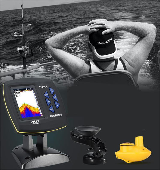 Wireless Sonar Intelligent Muddy Water Vision Outdoor Fishing Gear Fish Finder