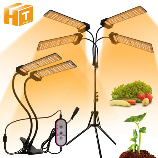 DC12V Full Spectrum LED Grow Light For Plants 20W 40W 60W 80W SMD2835 Dimmable Timing Phyto Lamp For Greenhouse Tent