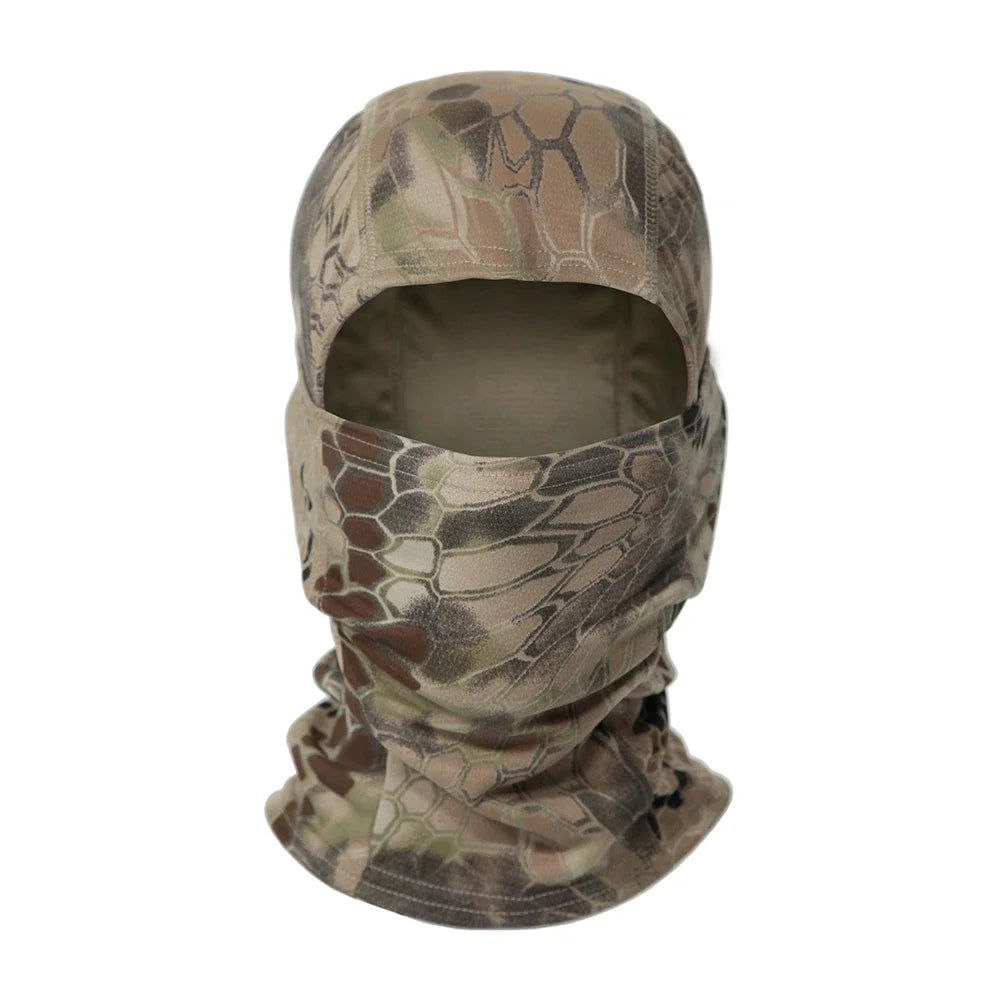 Mask Military Camo Face Mask Bandana Balaclava Hood Headwear For Men Women Tactical Training Cycling Ski Wind-Resistant Hunting