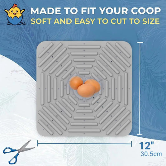 Soft Silicone Chicken Nesting Pad Reusable Washable Silicone Chicken Nesting Pads for Coops Soft Bedding Liners for Laying Eggs