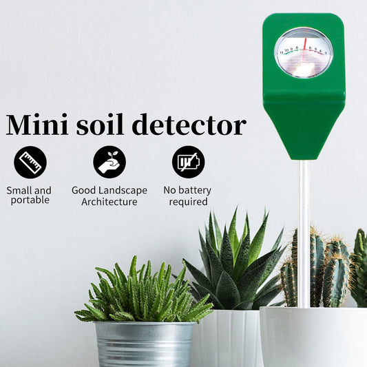 Single Needle Soil PH Meter Acidity Test Garden Plants Flowers Soil Detector Analysis Instruments Mini Soil PH Tester For Garden