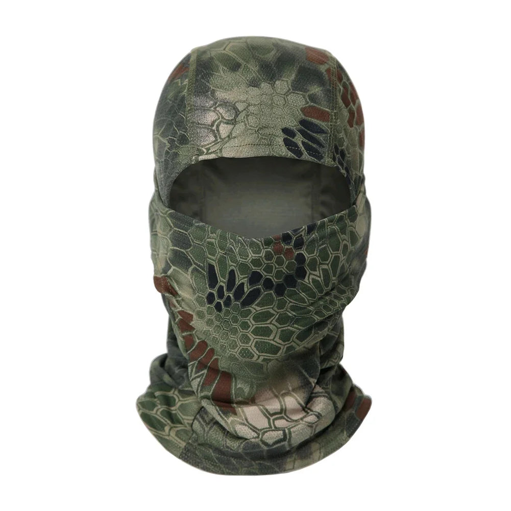 Mask Military Camo Face Mask Bandana Balaclava Hood Headwear For Men Women Tactical Training Cycling Ski Wind-Resistant Hunting