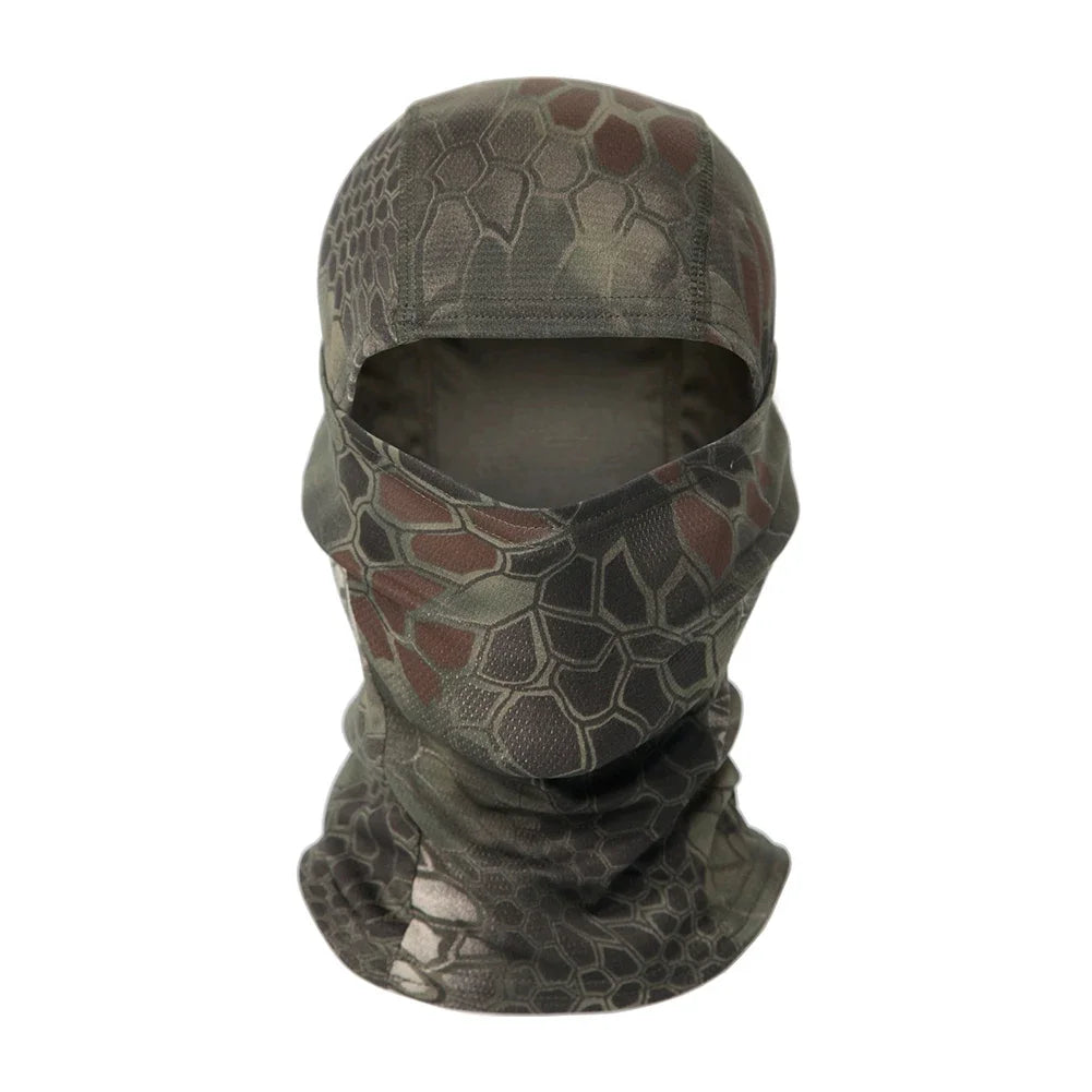 Mask Military Camo Face Mask Bandana Balaclava Hood Headwear For Men Women Tactical Training Cycling Ski Wind-Resistant Hunting