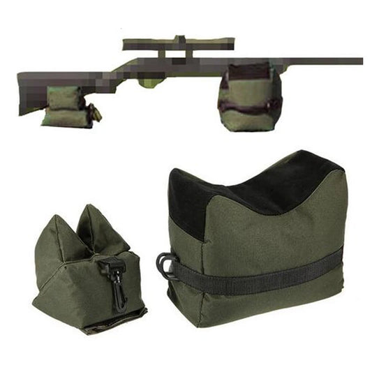 Front & Rear Rifle Target Tactical Bench Unfilled Support Stand Hunting Bag Gun Accessories Hunting Shooting Gun Rest Bag Set