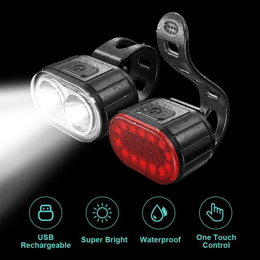 Strong Light Flashlight Bicycle Light Riding Equipment