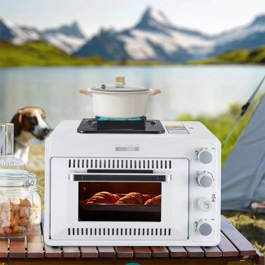 Outdoor Portable Gas Oven 2-in-1 Portable Gas Stove